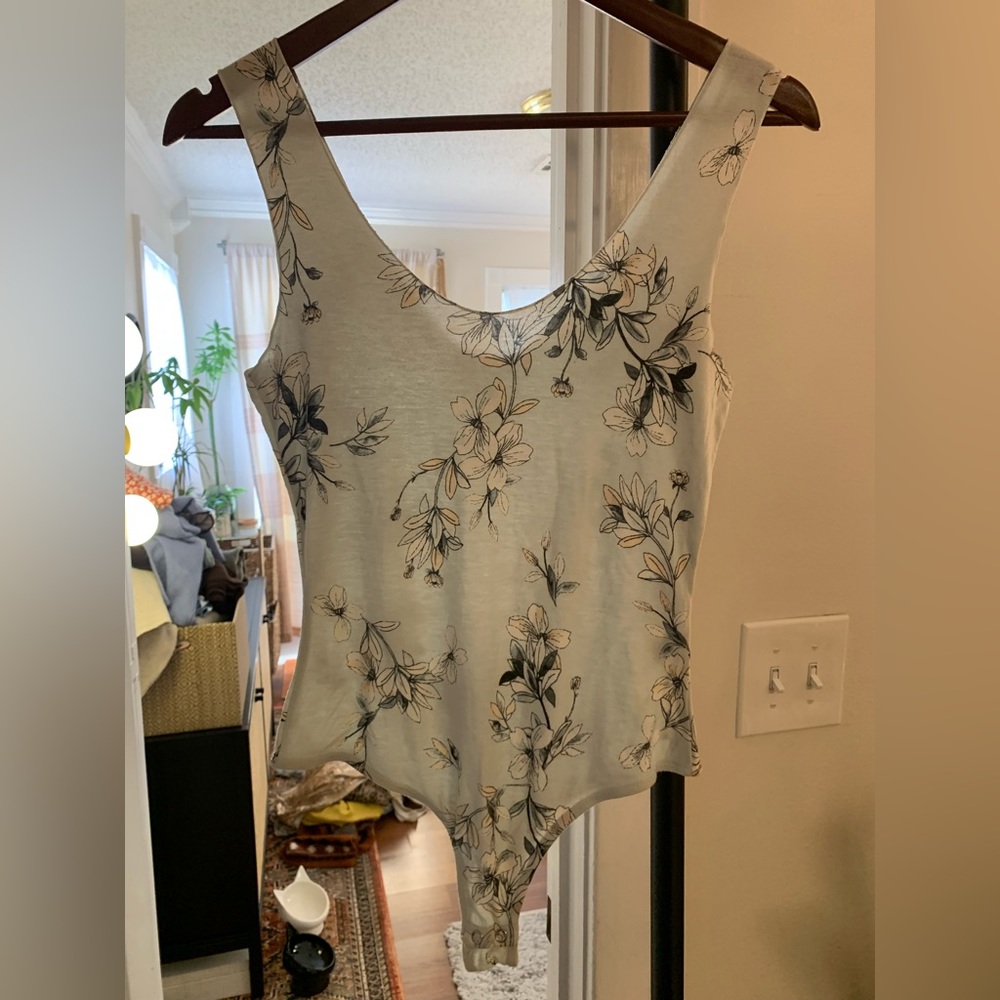 floral bodysuit